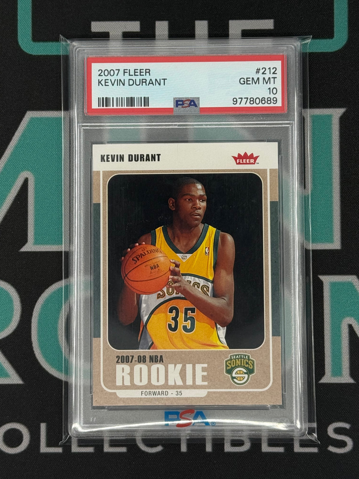 2007 Fleer Kevin Durant PSA 10