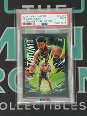 2024 Chrome Jayson Tatum Ultra Violet All-Stars PSA 9