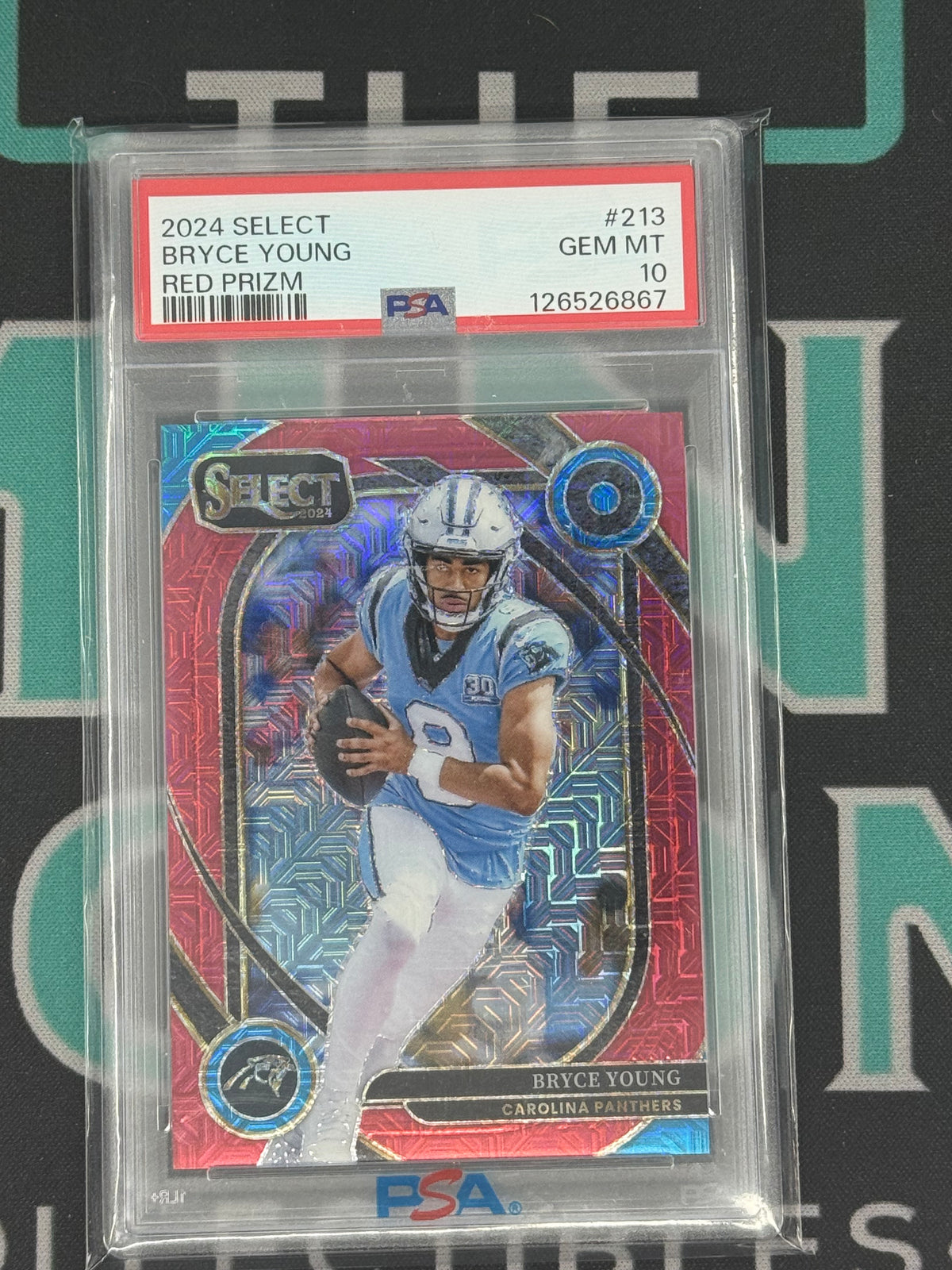 2024 Panini Select Red Prizm Bryce Young /49 PSA 10