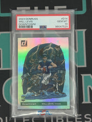 2023 Panini Donruss Dowtown! Will Levis PSA 10