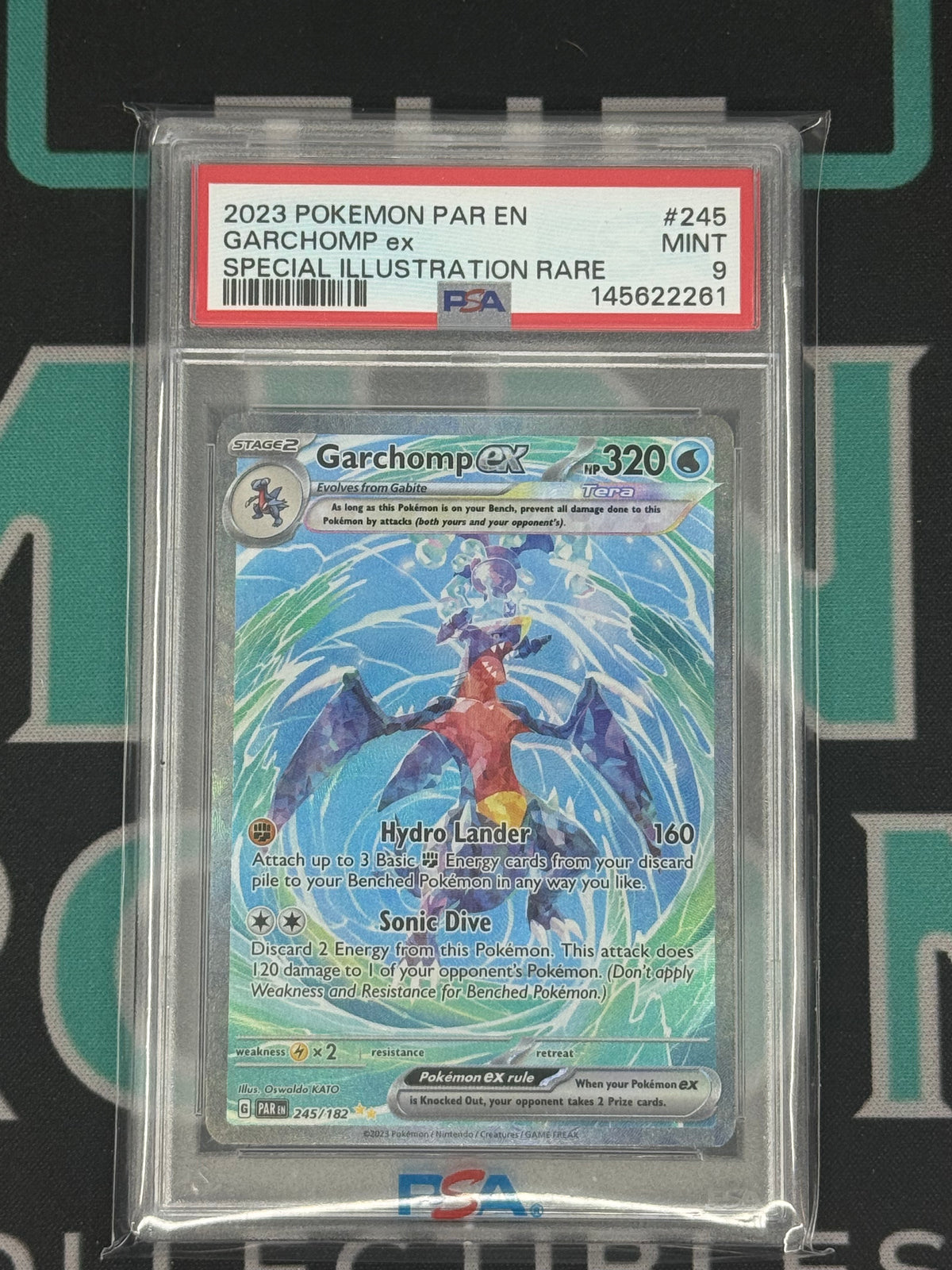 2023 Paradox Rift Garchomp Special Illustration Rare PSA 9