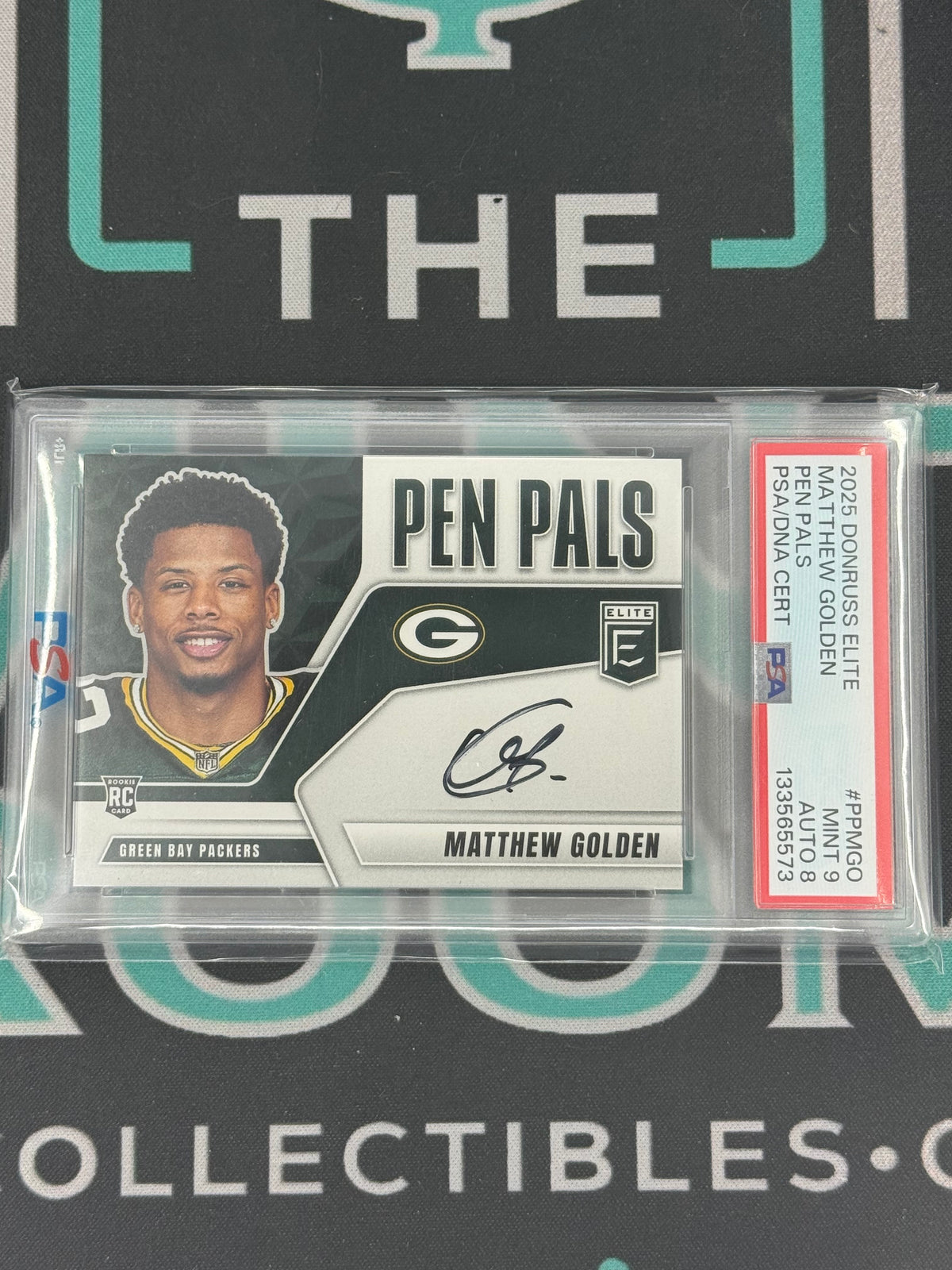 2025 Panini Donruss Elite Matthew Golden Rookie Pen Pals Auto PSA 9/8 Auto