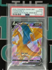 2020 Champion Patch Elite Trainer Box Charizard V Black Star Promo PSA 10
