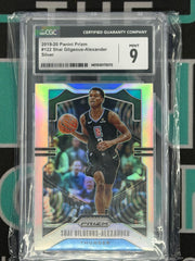 2019 Prizm Shai Gilgeous-Alexander Silver CGC 9