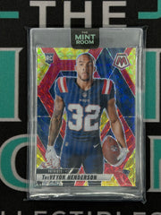 2025 Mosaic TreVeyon Henderson Yellow Red Mosaic /89