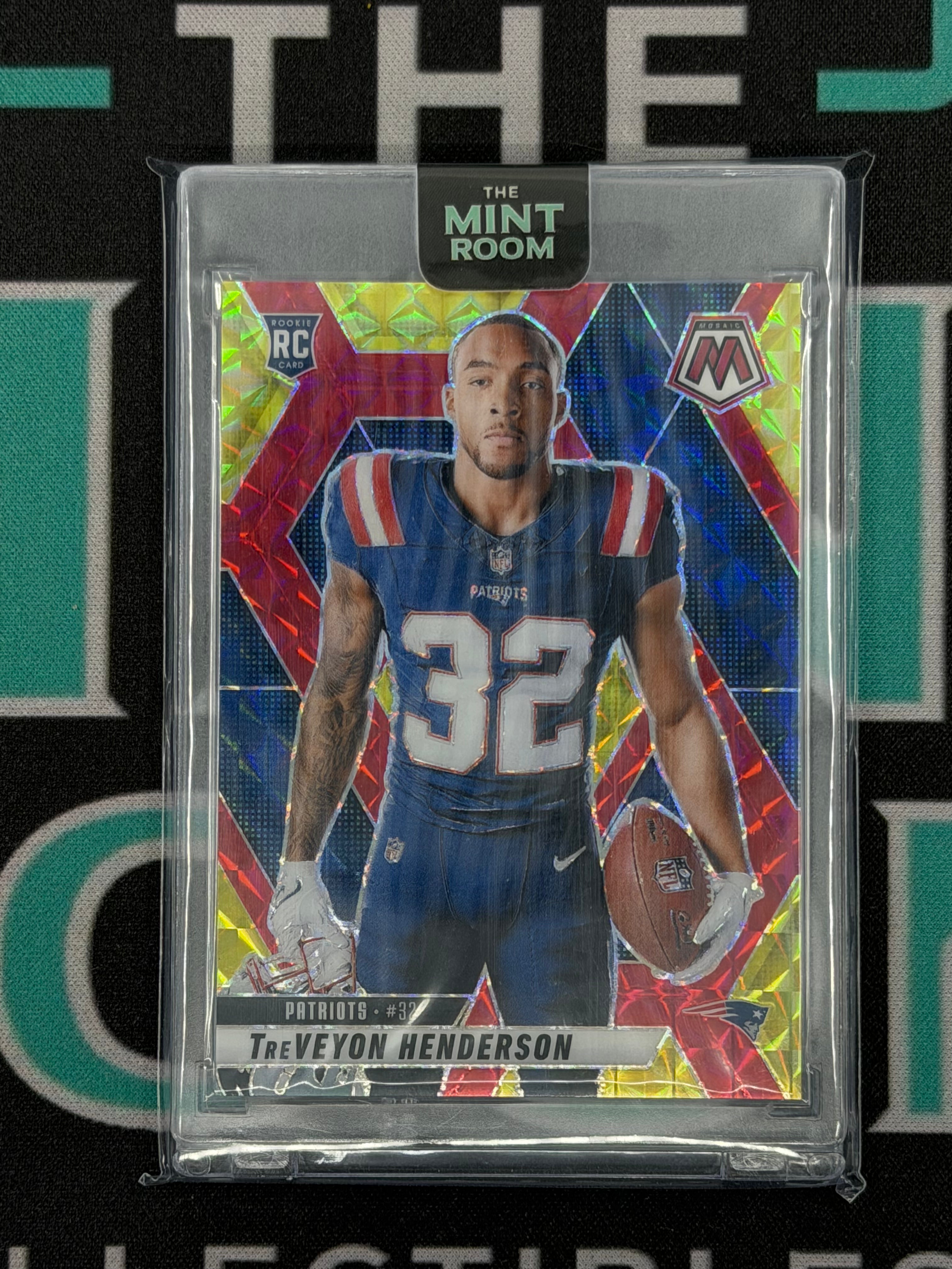 2025 Mosaic TreVeyon Henderson Yellow Red Mosaic /89