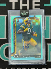 2025 Chrome Matthew Golden Rookie Teal Auto /299