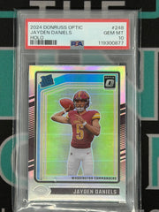 2024 Optic Jayden Daniels Rookie Holo PSA 10