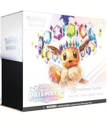 Pokemon Scarlet & Violet Prismatic Evolutions Pokemon Center Elite Trainer Box