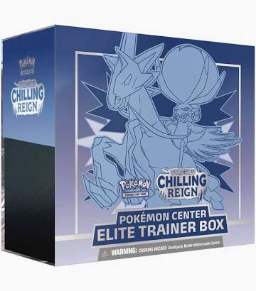 Pokemon Sword & Shield Chilling Reign Pokemon Center Elite Trainer Box