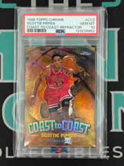1998 Topps Chrome Scottie Pippen Coast To Coast PSA 10