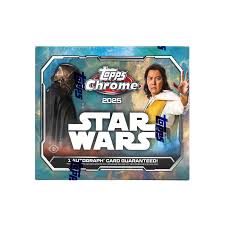 2025 Topps Chrome Star Wars Blaster Box Factory Sealed 4 Refractor Parallels Guaranteed