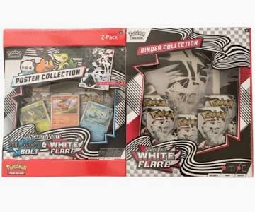 Pokemon Scarlet & Violet White Flare Binder Collection Unova Poster Collection 2-pack Box